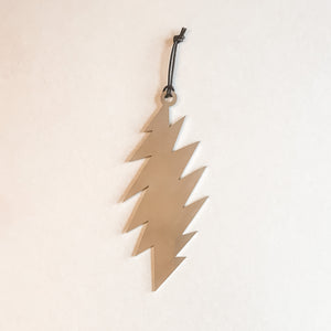Grateful Dead Lightning Bolt Gift Tag Metal Ornament