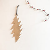 Grateful Dead Lightning Bolt Gift Tag Metal Ornament